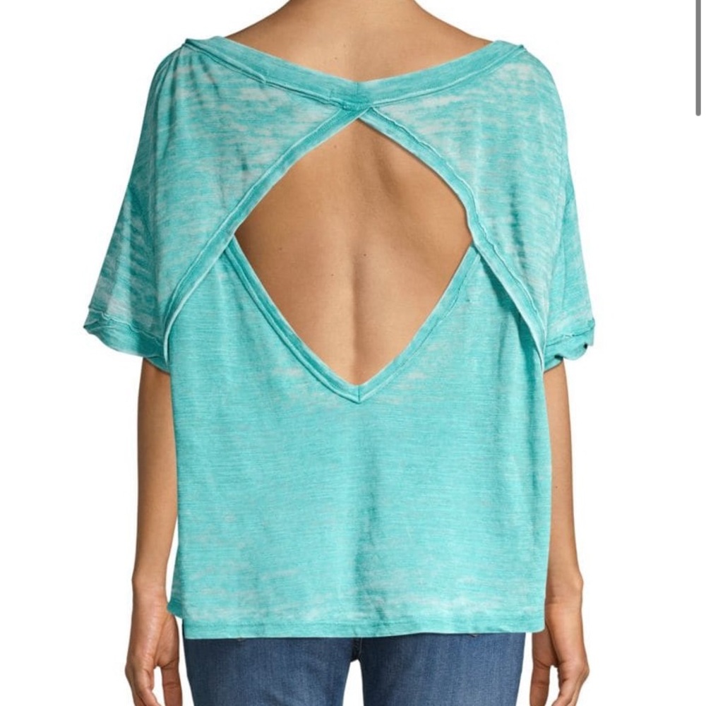 Free People We the Free Viola Open Back Tee